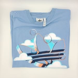 adidas Bubbles T-Shirt / Light Blue